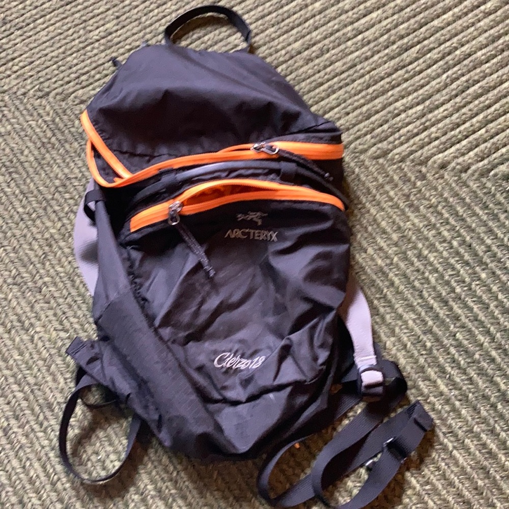 Arcteryx lightweight travel backpack folds